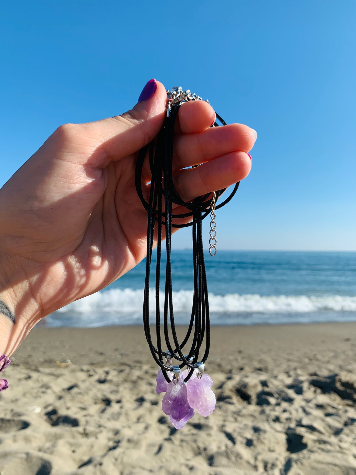 AMETHYST RAW NECKLACE
