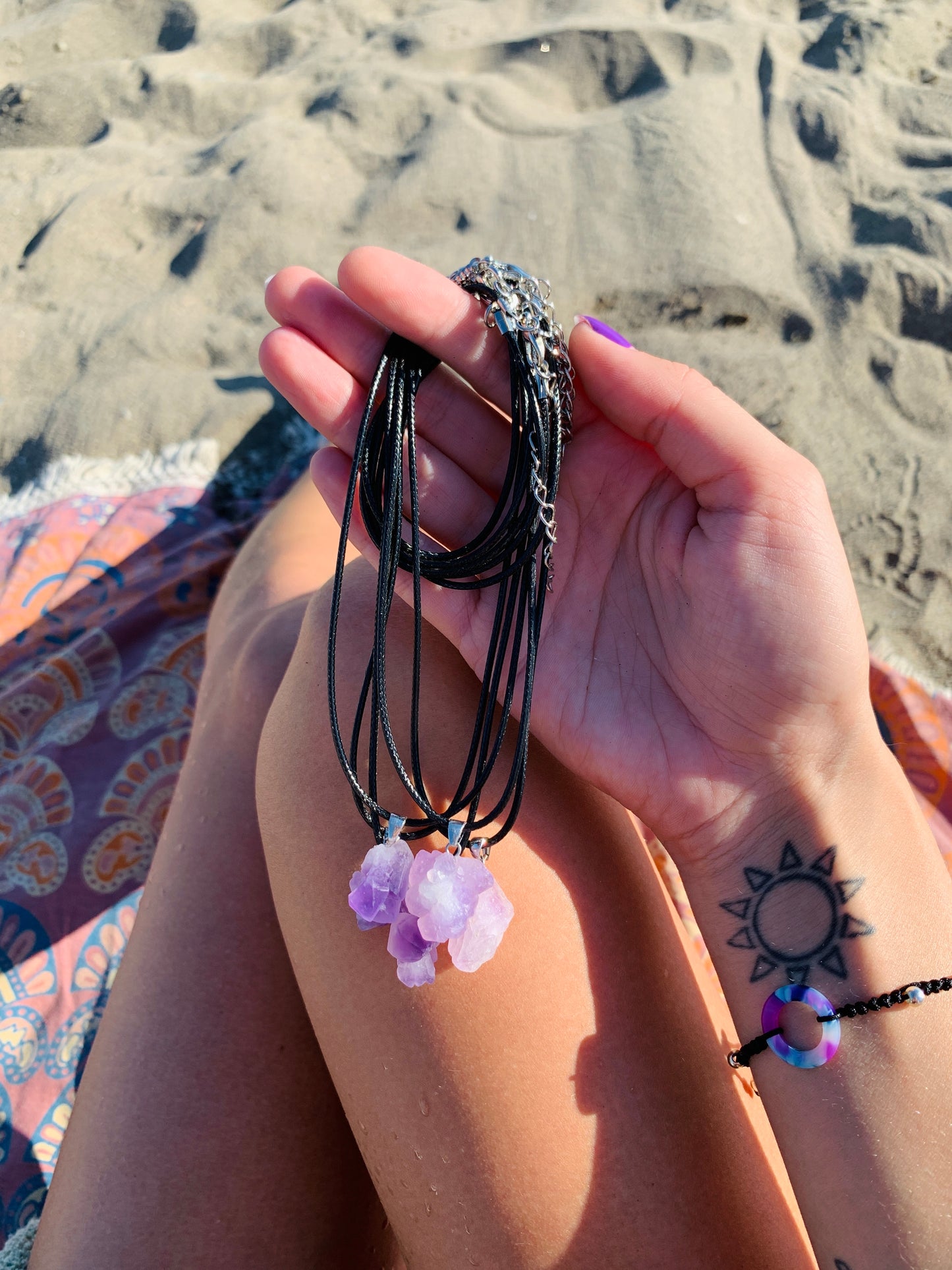AMETHYST RAW NECKLACE