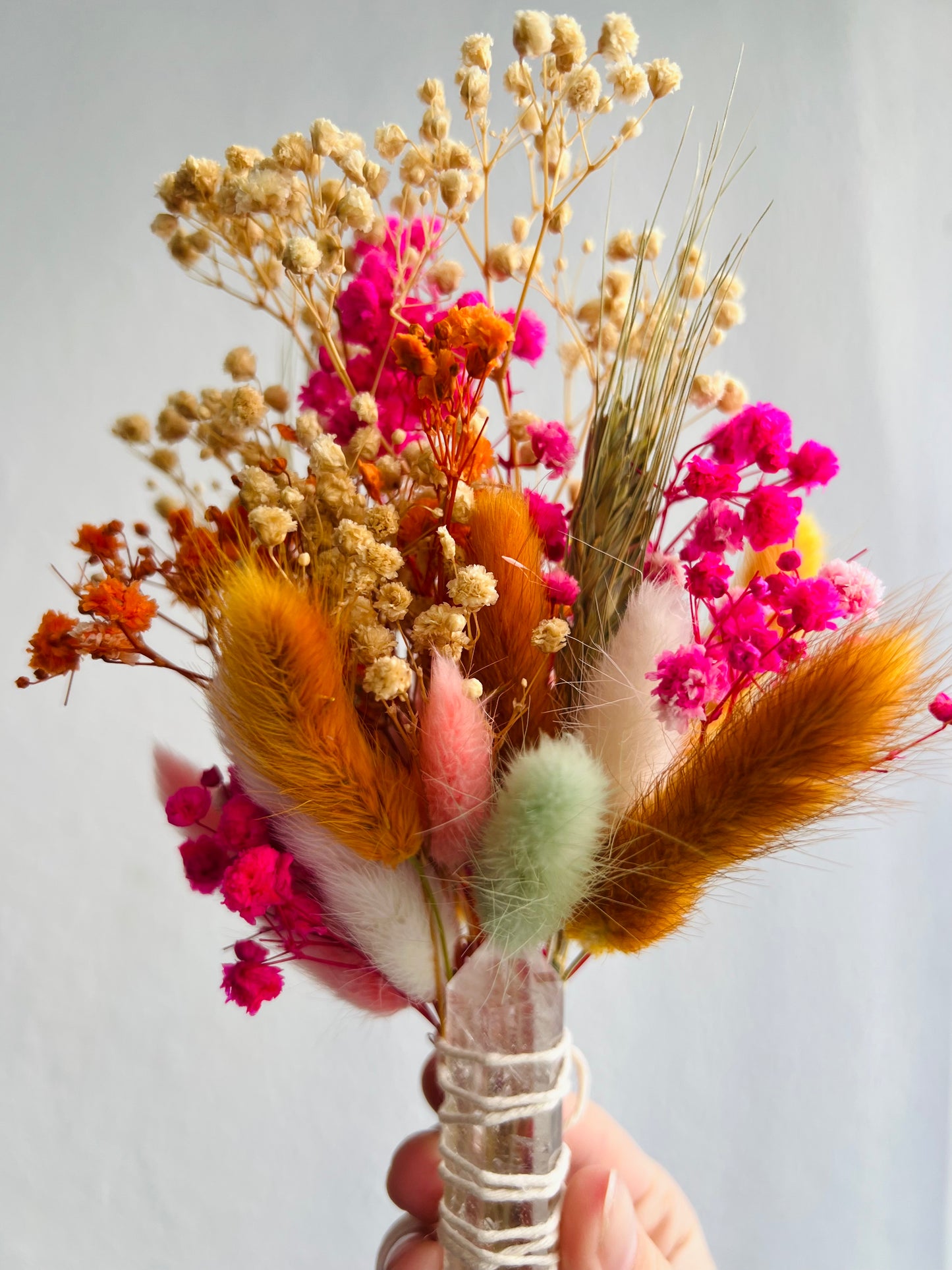 CLEAR QUARTZ CRYSTAL FLOWER BOUQUETS