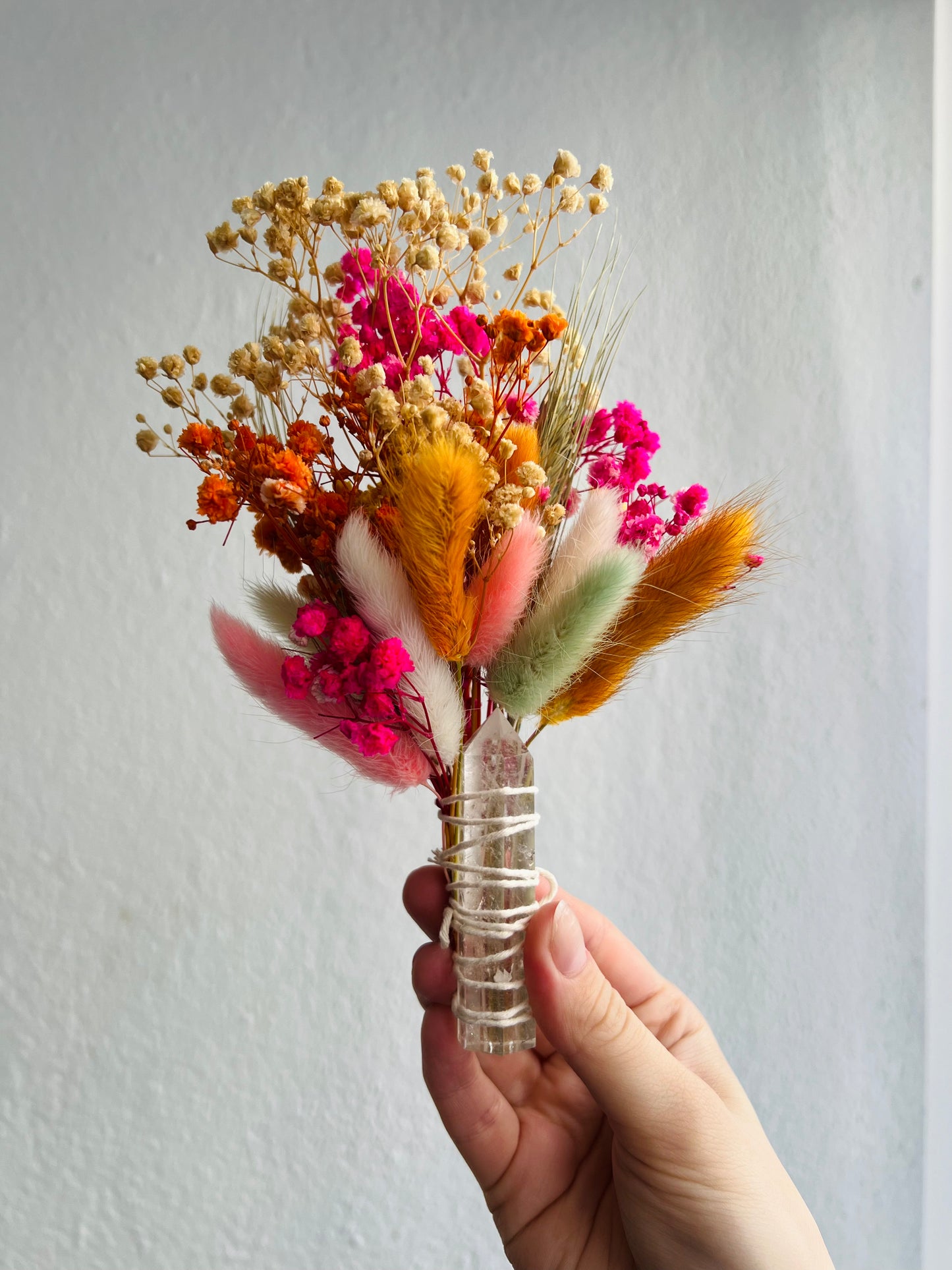 CLEAR QUARTZ CRYSTAL FLOWER BOUQUETS