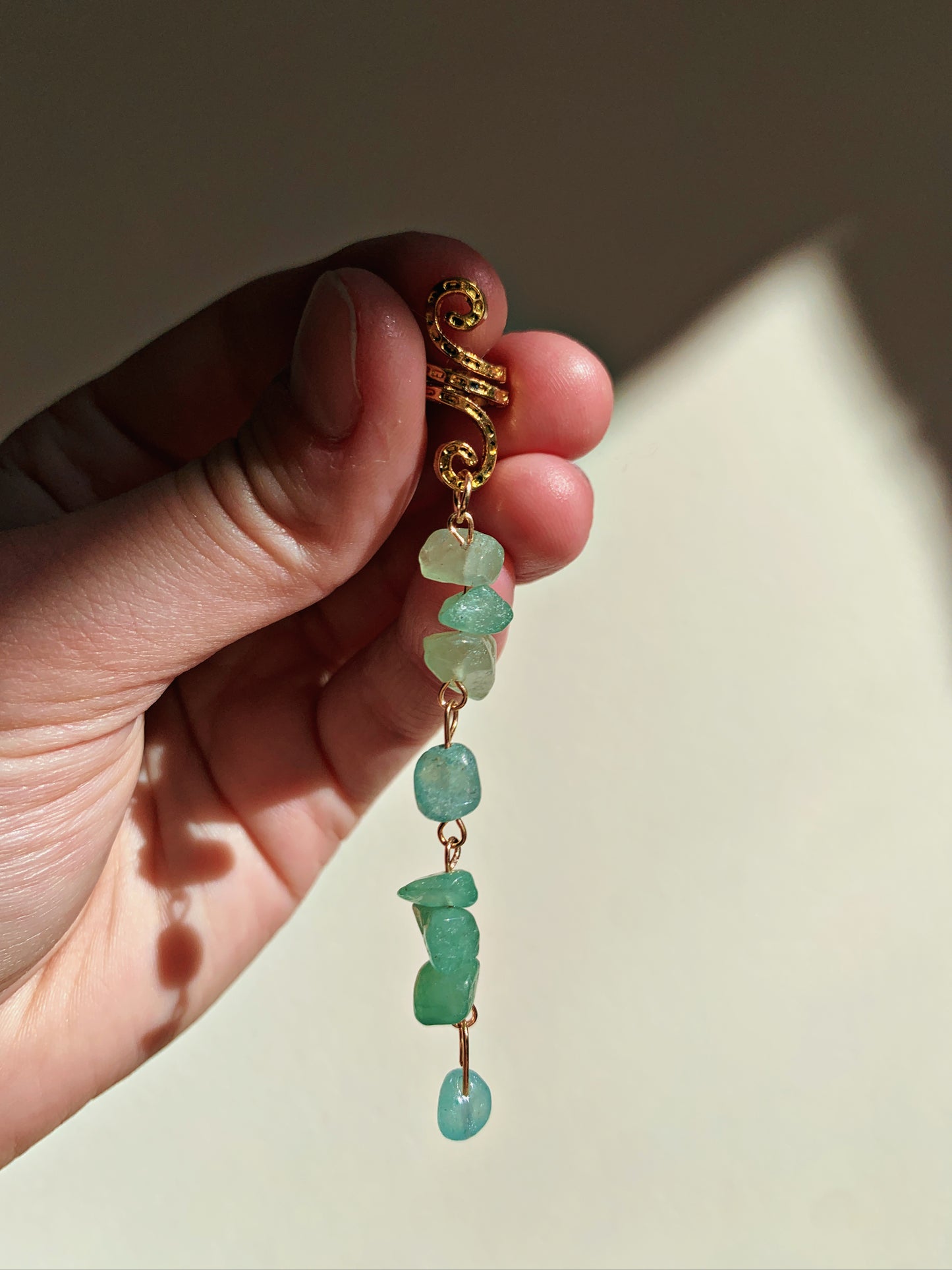 SPIRAL CRYSTAL CHARMS FOR HAIR