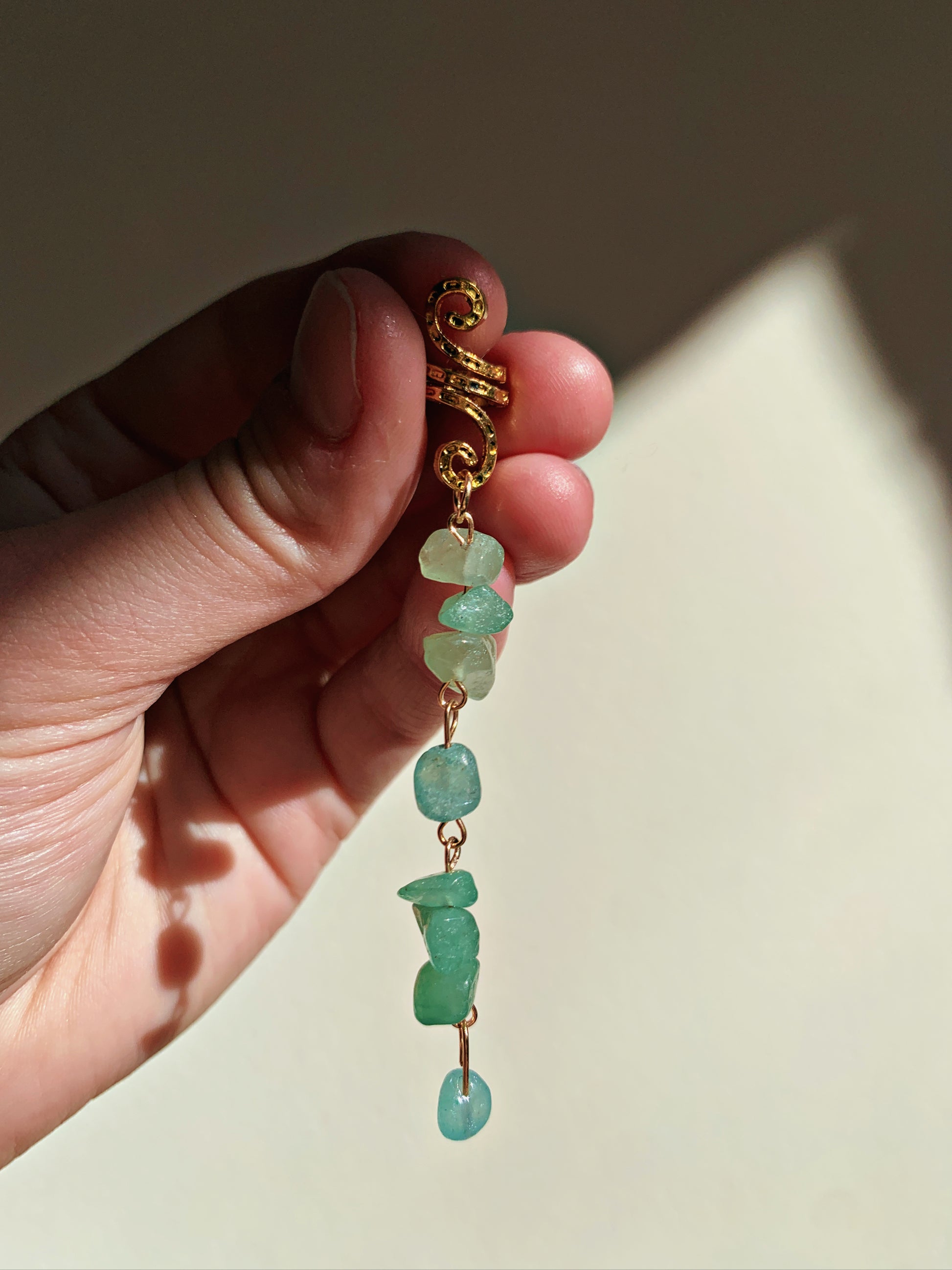 SPIRAL CRYSTAL CHARMS FOR HAIR