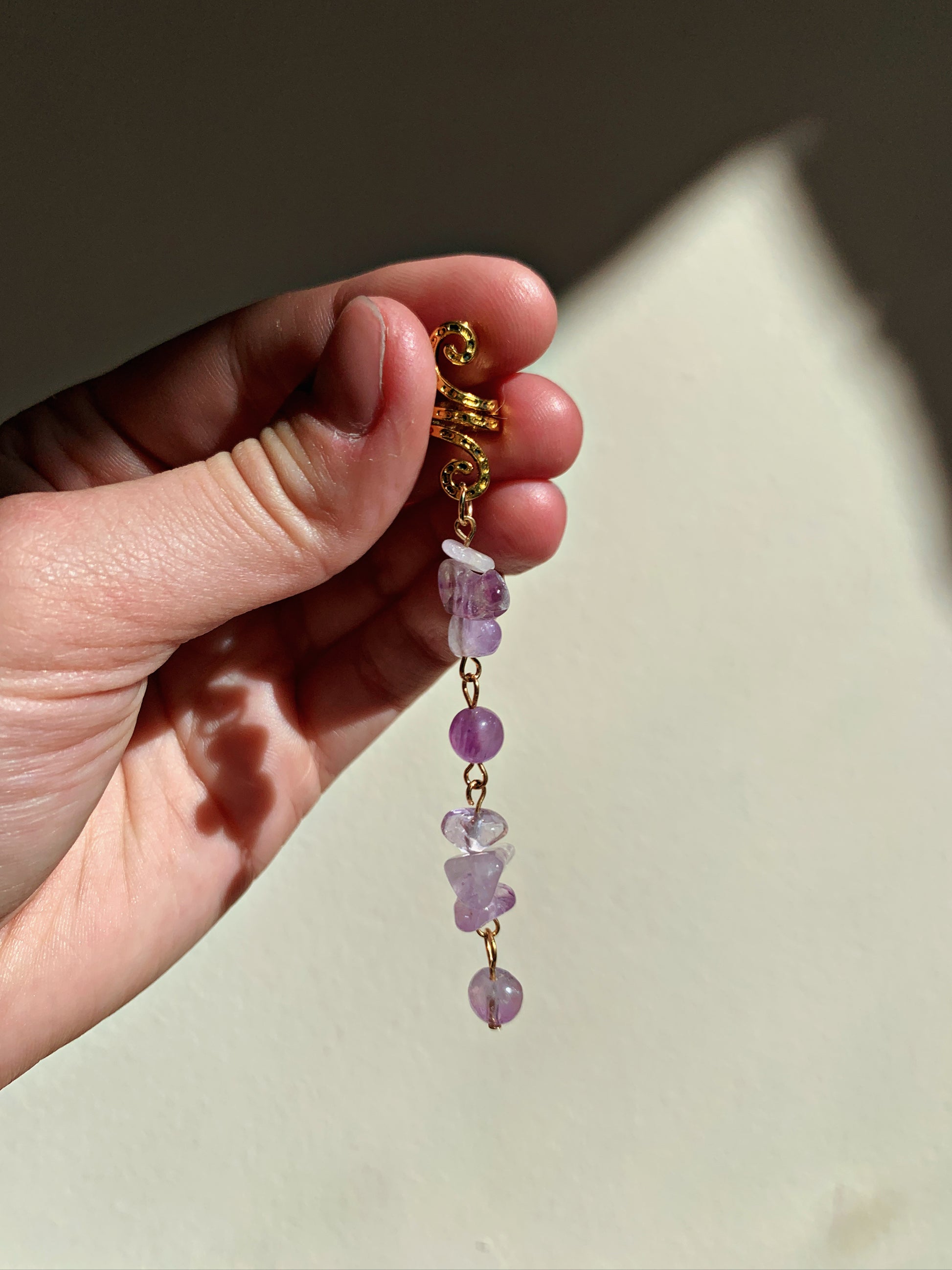 SPIRAL CRYSTAL CHARMS FOR HAIR