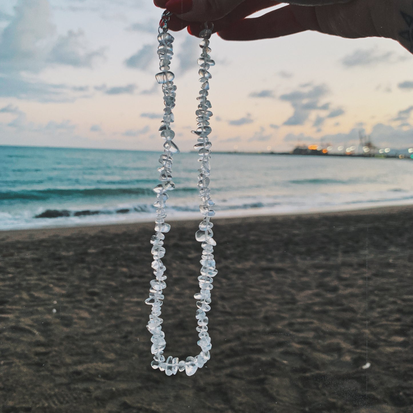 CLEAR QUARTZ NECKLACE