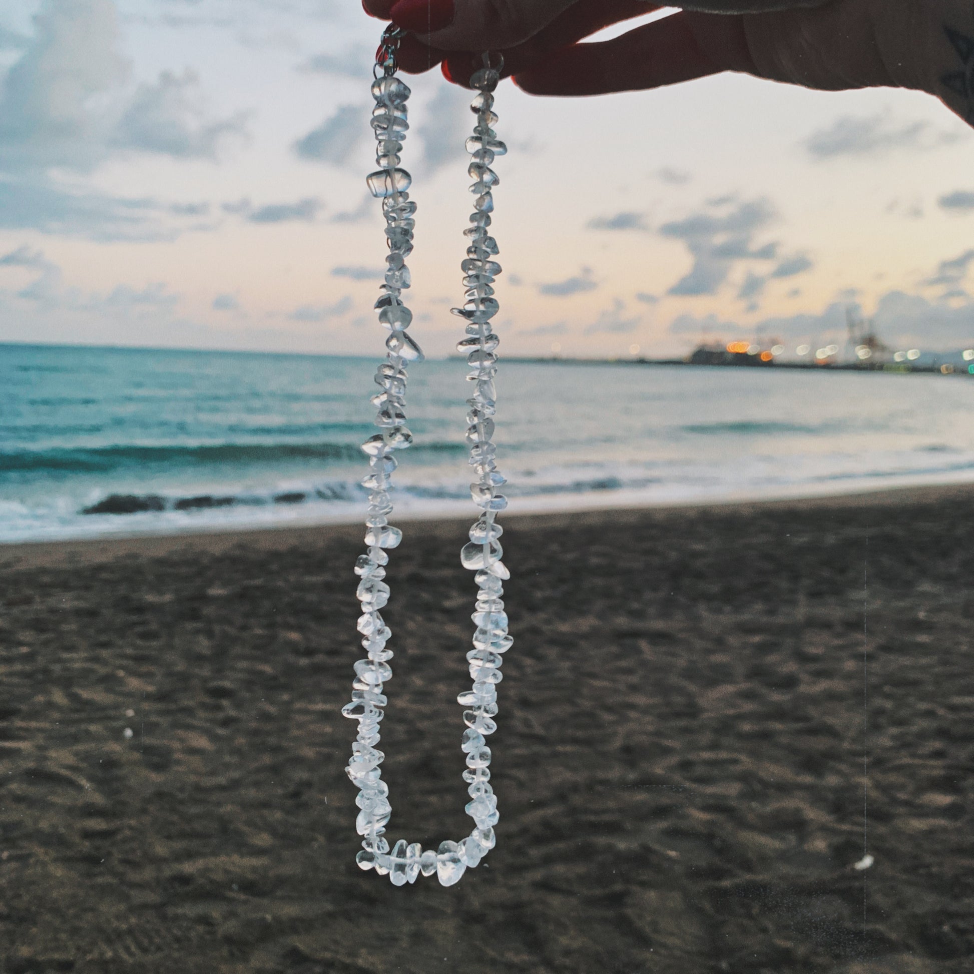 CLEAR QUARTZ NECKLACE