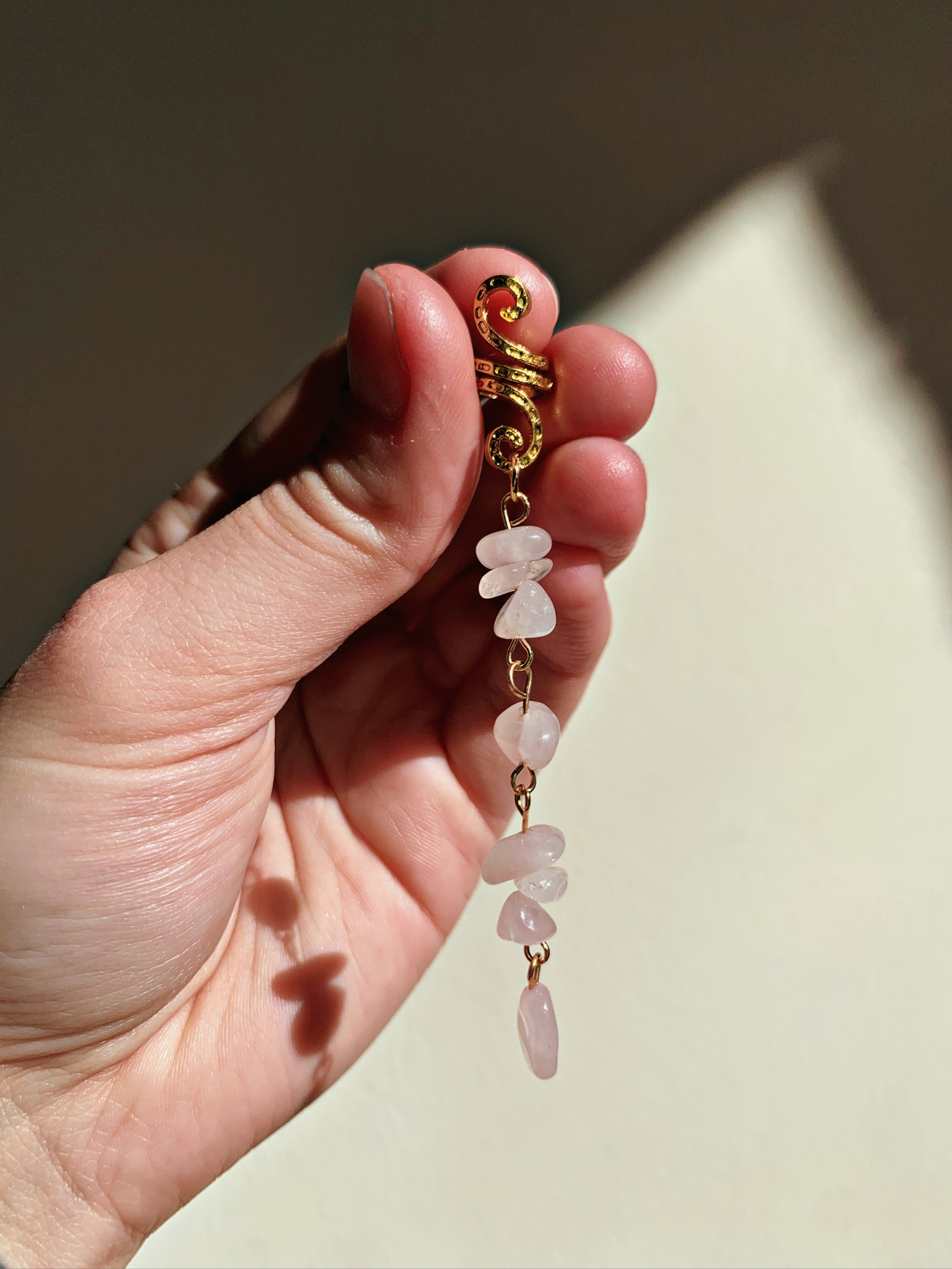 SPIRAL CRYSTAL CHARMS FOR HAIR