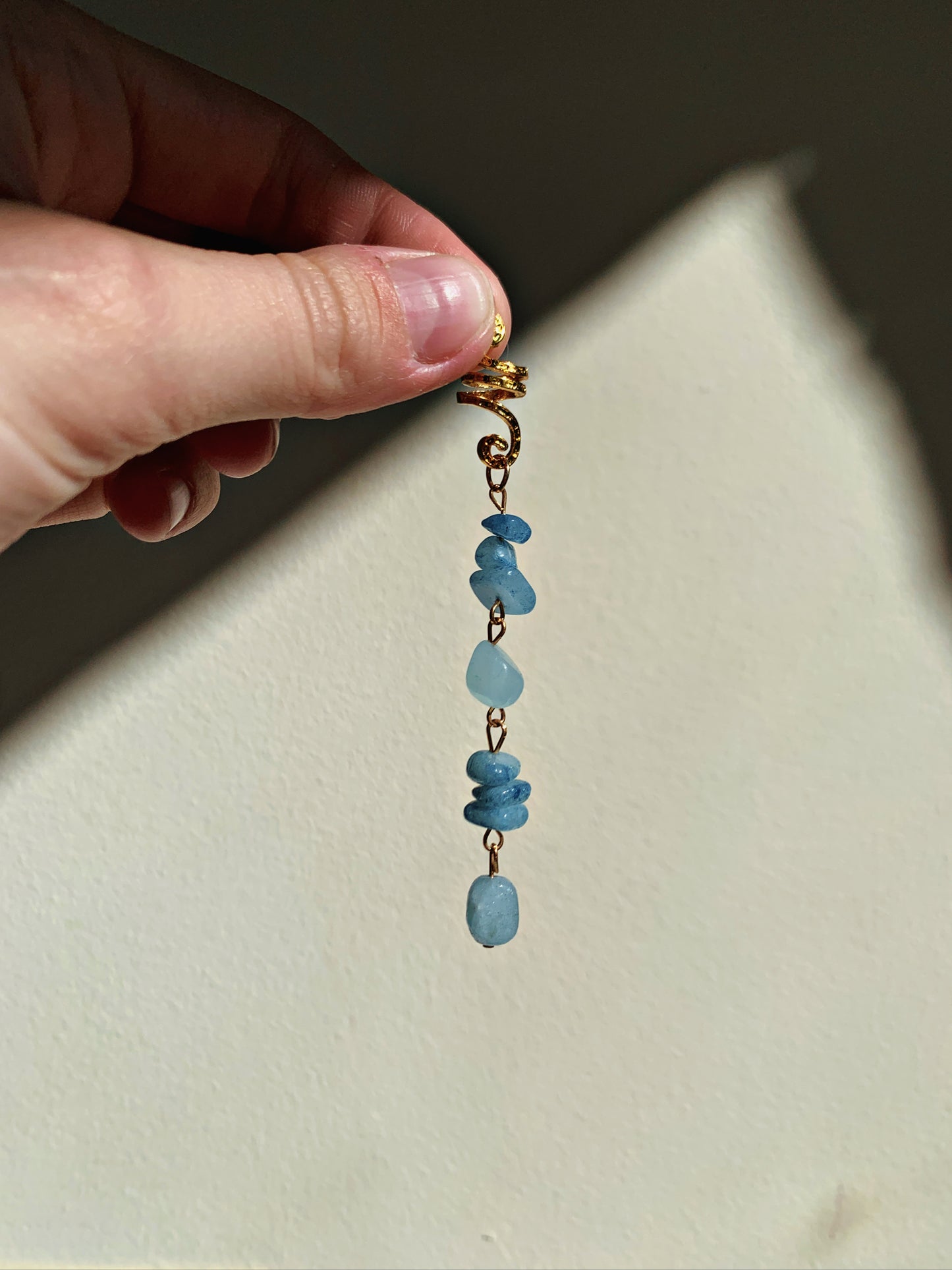 SPIRAL CRYSTAL CHARMS FOR HAIR