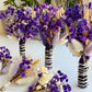 AMETHYST CRYSTAL FLOWER BOUQUETS