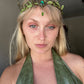 FOREST FAIRY TIARA GREEN WITH SPARKLY GEMS