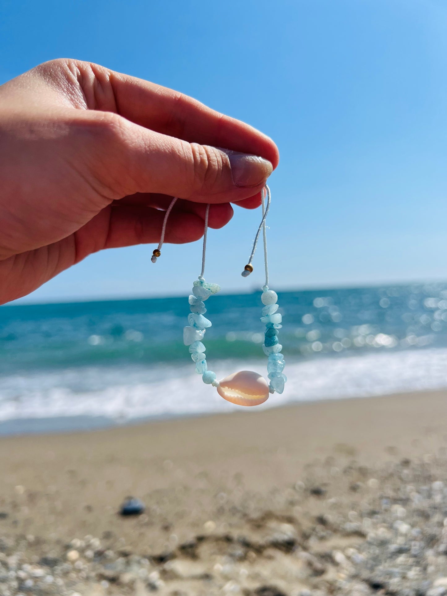 CRYSTAL SHELL BRACELETS | ANKLETS