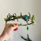 FOREST FAIRY TIARA GREEN WITH SPARKLY GEMS