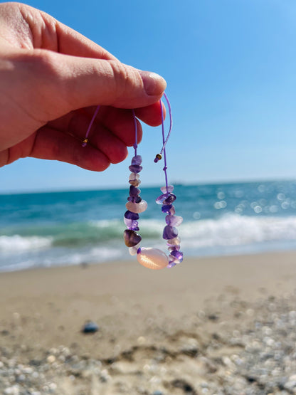 CRYSTAL SHELL BRACELETS | ANKLETS