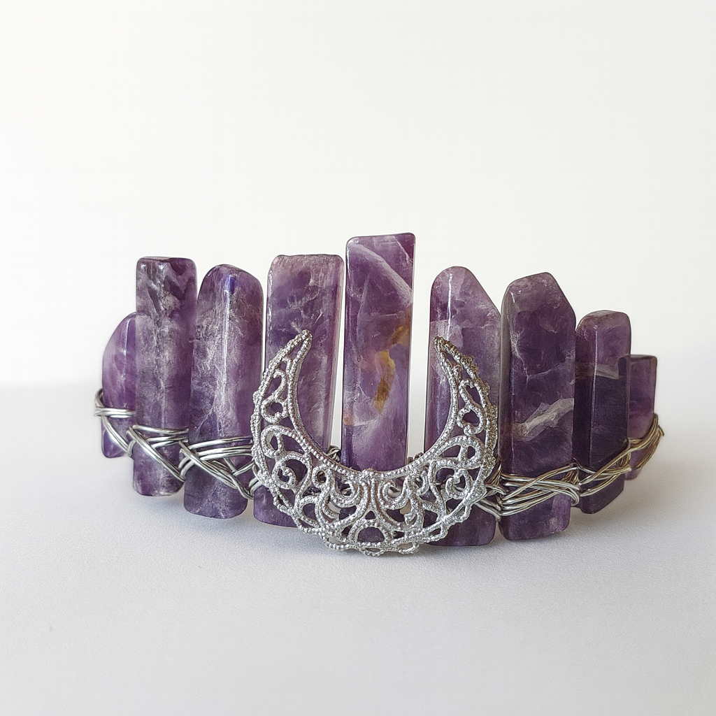 AMETHYST CRYSTAL FAIRY CROWN