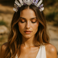 AMETHYST & ROSE QUARTZ GODDESS CRYSTAL CROWN