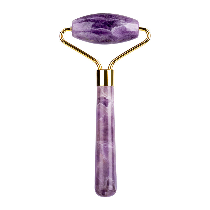 Amethyst Facial Roller For Lymphatic Drainage & Skincare