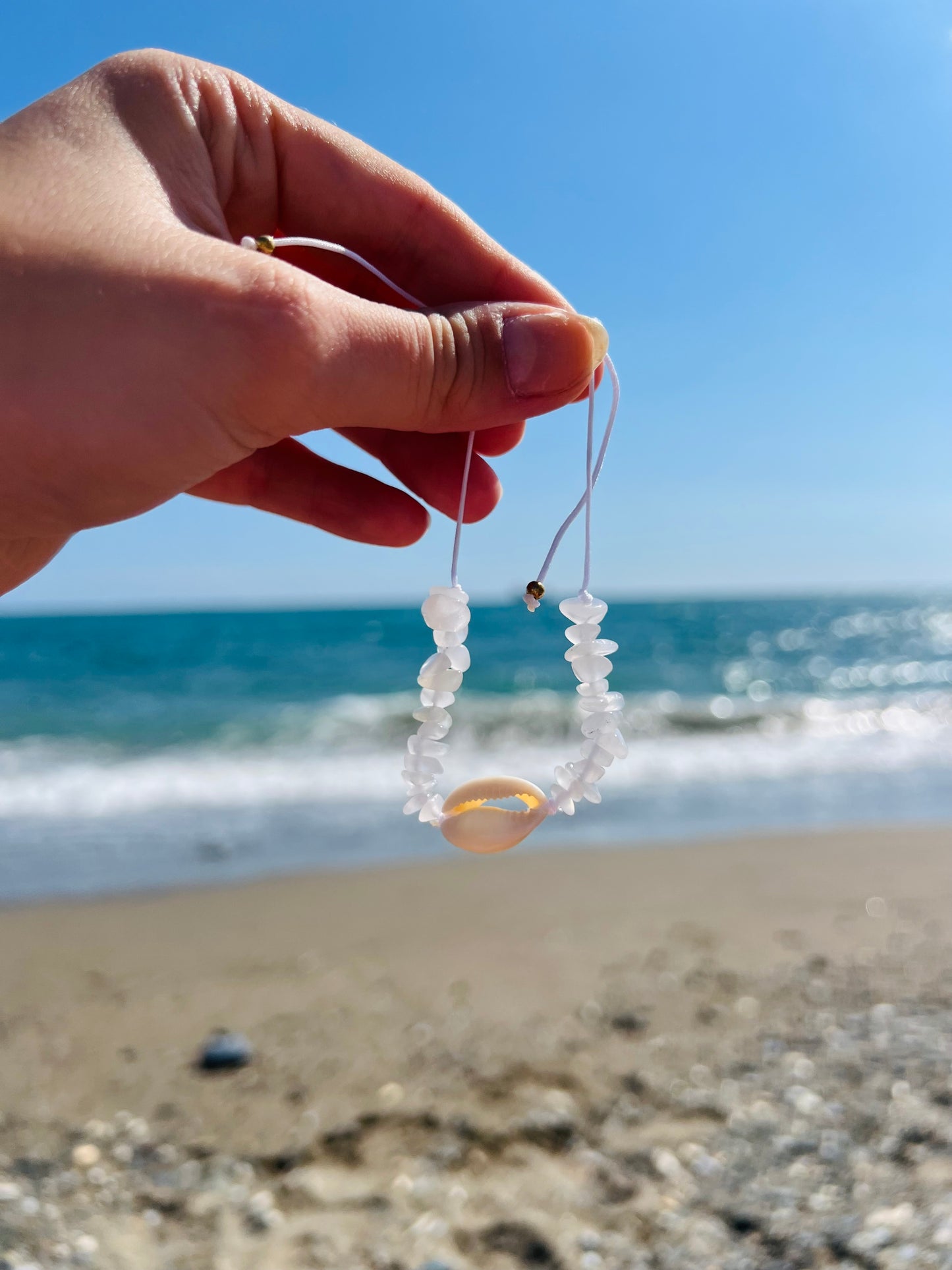 CRYSTAL SHELL BRACELETS | ANKLETS