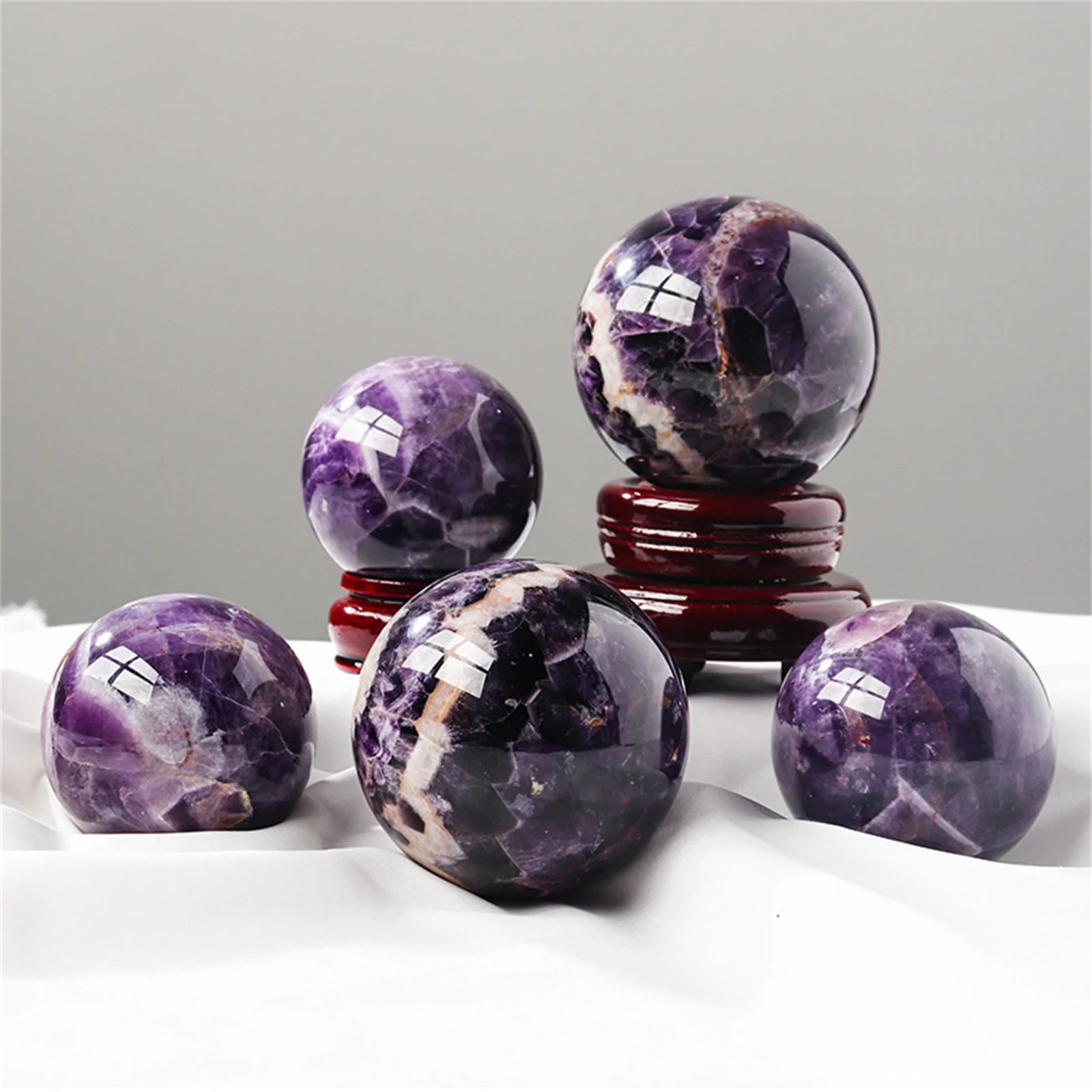 Beautiful Dream Amethyst Crystal Spheres