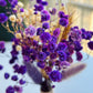 AMETHYST CRYSTAL FLOWER BOUQUETS