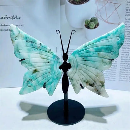 CHRYSOCOLLA BUTTERFLY CRYSTAL WINGS