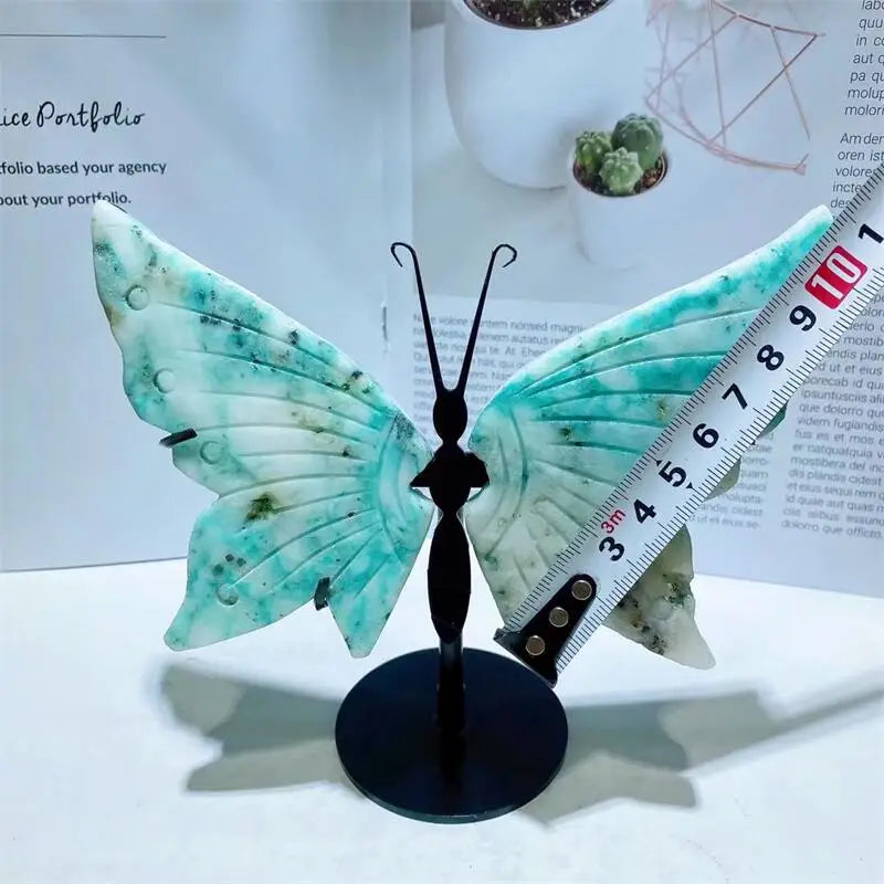 CHRYSOCOLLA BUTTERFLY CRYSTAL WINGS