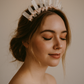 CLEAR QUARTZ & ROSE QUARTZ GODDESS CRYSTAL CROWN