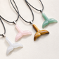 Crystal Fishtail Pendant Necklace