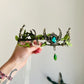 FOREST FAIRY TIARA GREEN WITH SPARKLY GEMS