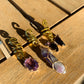 AMETHYST BUTTERFLY HAIR CHARMS SET