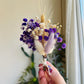 MINI PURPLE WEDDING BOUTONNIERE