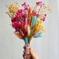 LARGE ROSE QUARTZ CRYSTAL FLOWER BOUQUETS
