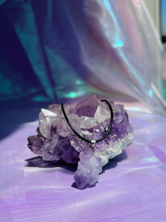 AMETHYST RAW NECKLACE