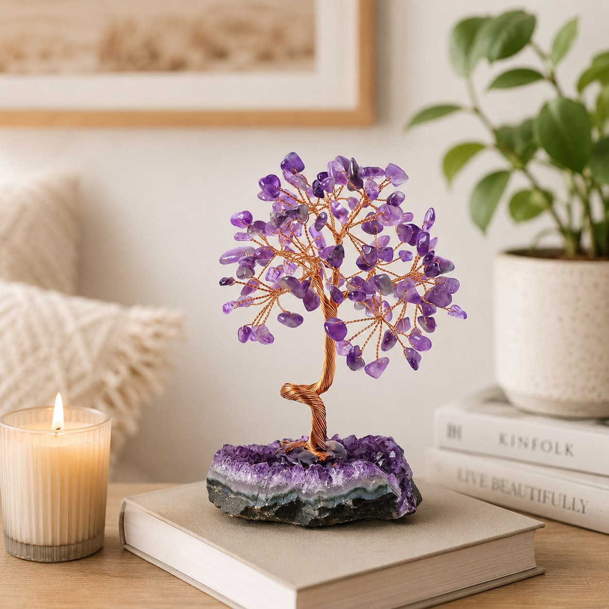 Crystal Flower Tree Ornament