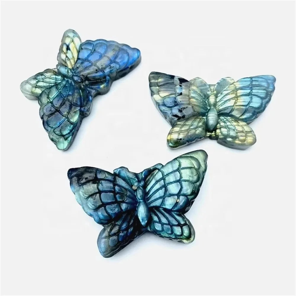 LABRADORITE CRYSTAL BUTTERFLY