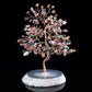 Decorative crystal tree on a black background