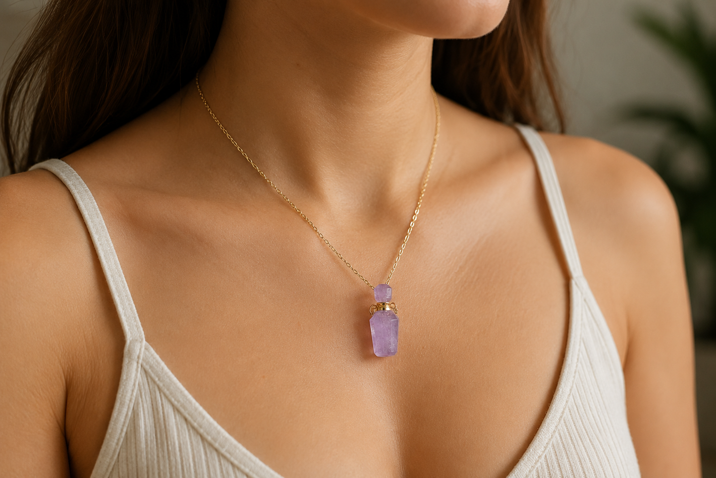 Crystal Inspired Fragrance Necklace