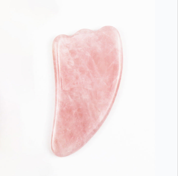 Rose Quartz Facial Roller For Lymphatic Drainage & Skincare