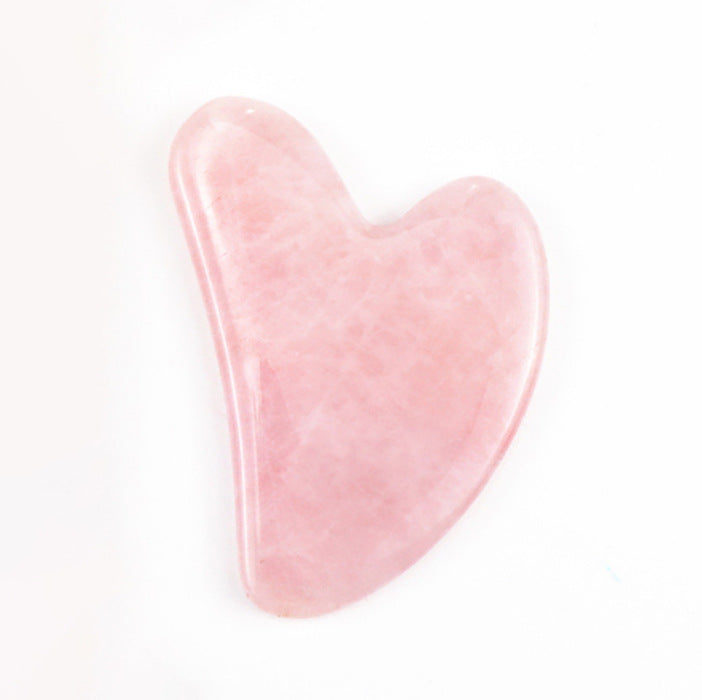 Rose Quartz Facial Roller For Lymphatic Drainage & Skincare