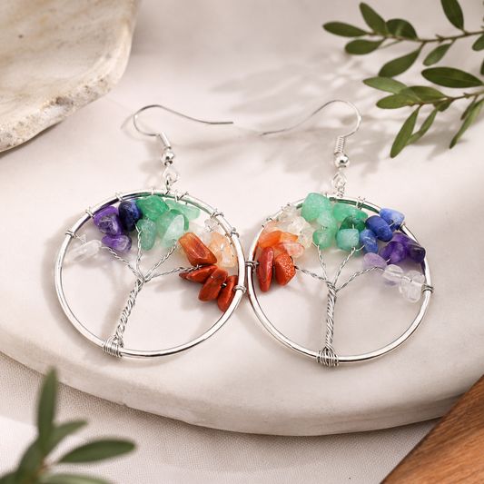 Wishing Tree Crystal Earrings