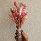 ROSE QUARTZ CRYSTAL FLOWER BOUQUETS