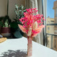 ROSE QUARTZ CRYSTAL FLOWER BOUQUETS