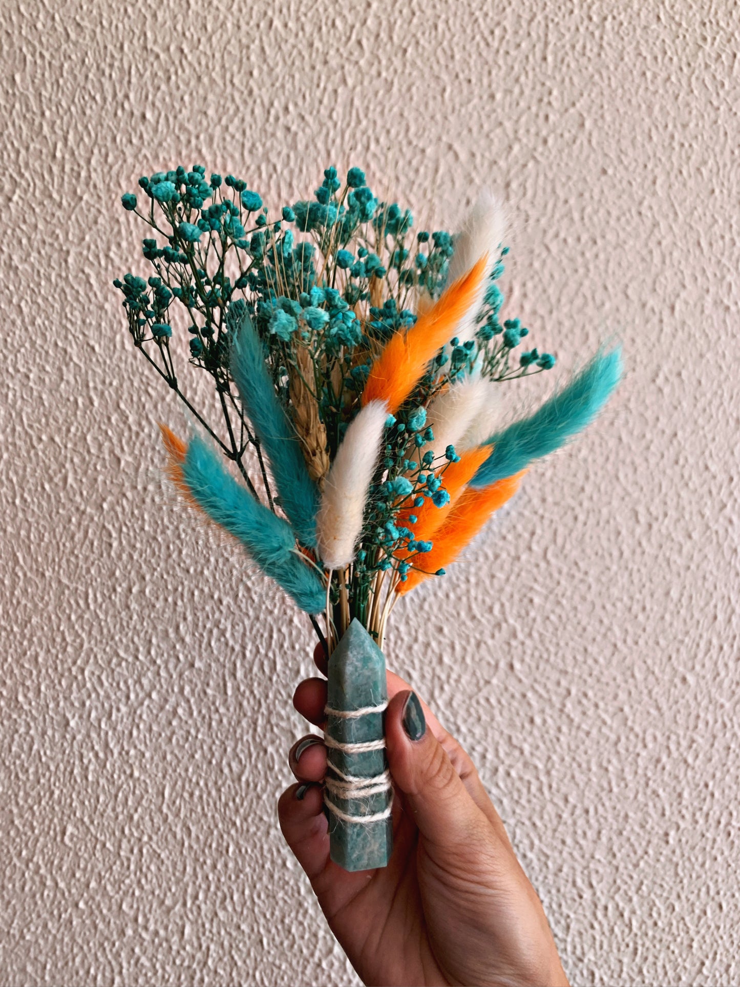 AMAZONITE CRYSTAL FLOWER BOUQUETS