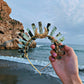 PREHNITE MOON GODDESS CRYSTAL CROWN