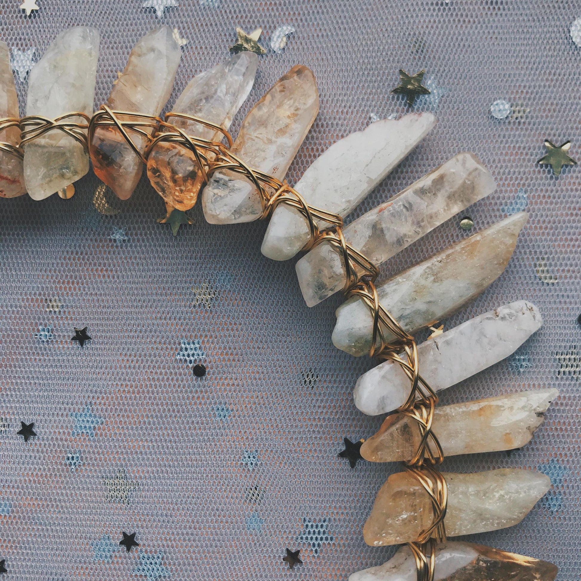 CITRINE GODDESS CRYSTAL CROWN