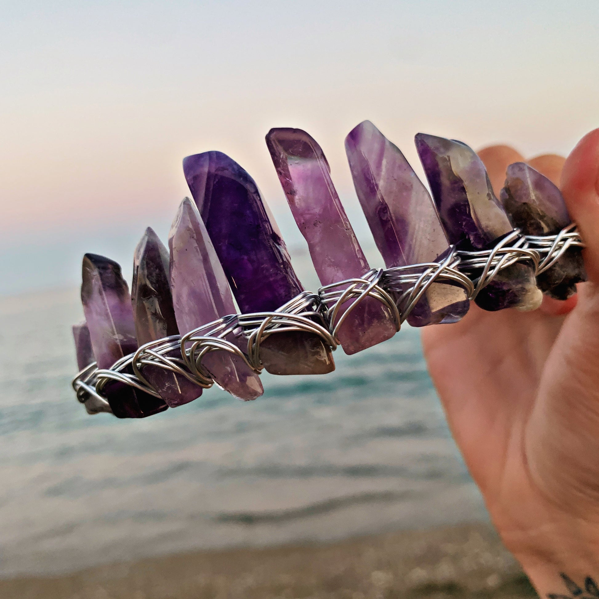 AMETHYST CRYSTAL FAIRY CROWN