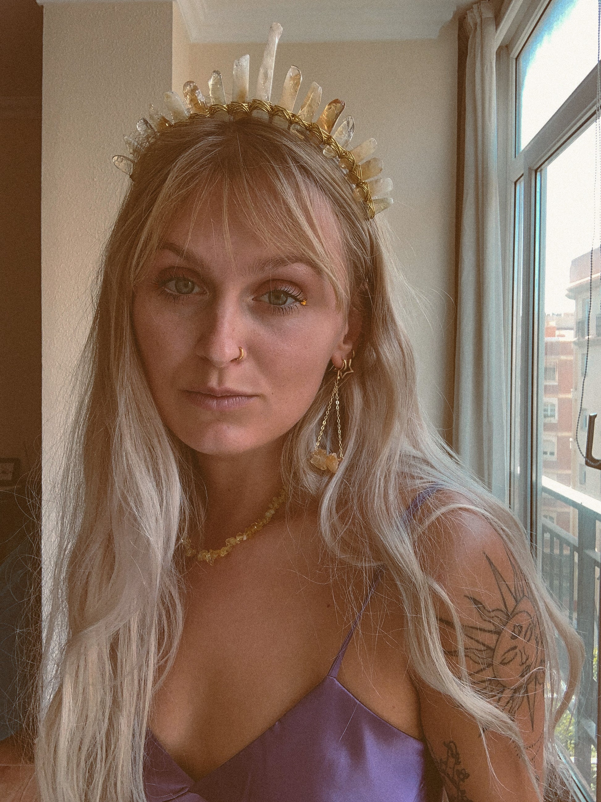 CITRINE GODDESS CRYSTAL CROWN