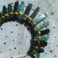 MOSS AGATE GOLD HALO GODDESS CRYSTAL CROWN